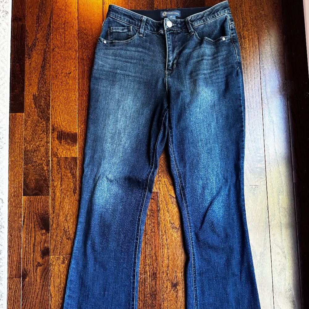 Democracy "Ab"solution High Rise Cascading "D" Itty Bitty Bootcut Tall Jeans